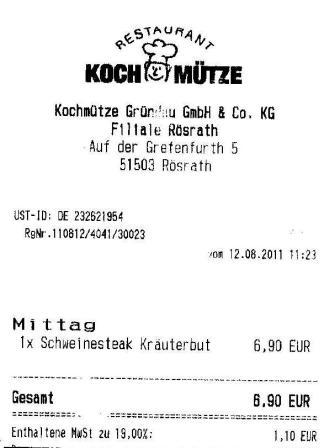 mmdd Hffner Kochmtze Restaurant